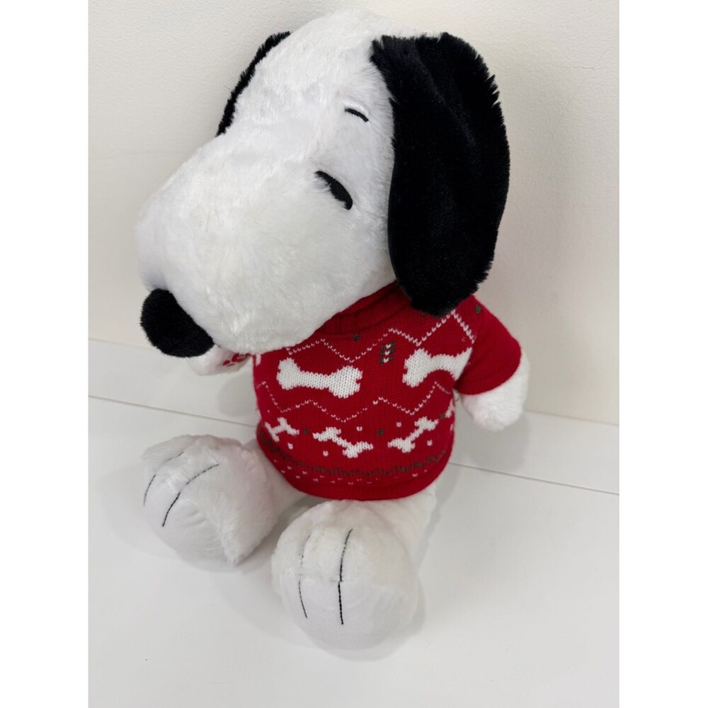 Build-A-Bear Snoopy Peanuts Movie Plush Holiday Sweater Christmas 2015
